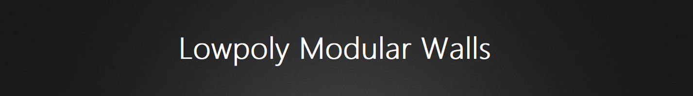 Free Modular 3D Walls
