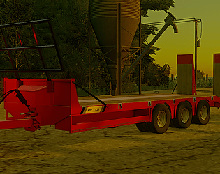 FS25 herron tri axle lowloader game screenshot
