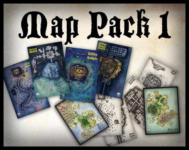 Cover image for Pen and Ink Map Pack 1