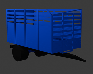 3D PRINT - 15ft Silage trailer game screenshot