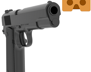 Cardboard Shooter game screenshot