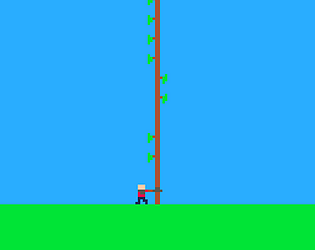 Pico-8 Timberman game screenshot