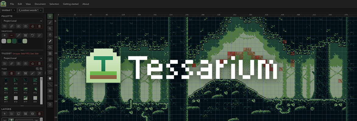 Tessarium – A new tile editor for pixel art worlds