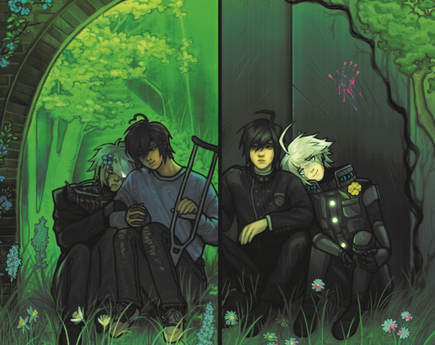 Cover image for Digital Love: a Saiibo zine