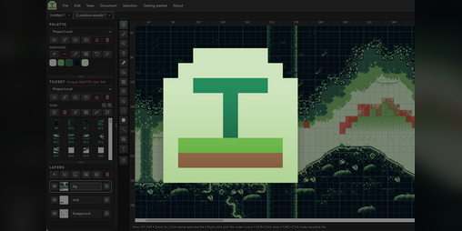Cover image for Tessarium – a pixel art tile editor for pixel art worlds