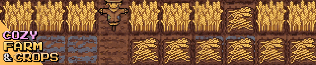 Cozy Farm & Crops – Pixel Game Assets