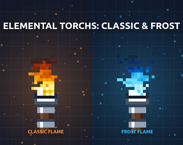 Magic Torch Fantasy Torch - Red and Blue by Luminary Labs Official