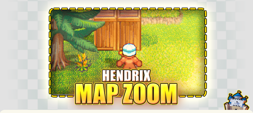 Hendrix Map Zoom - RPG Maker MZ Plugin by Sang Hendrix