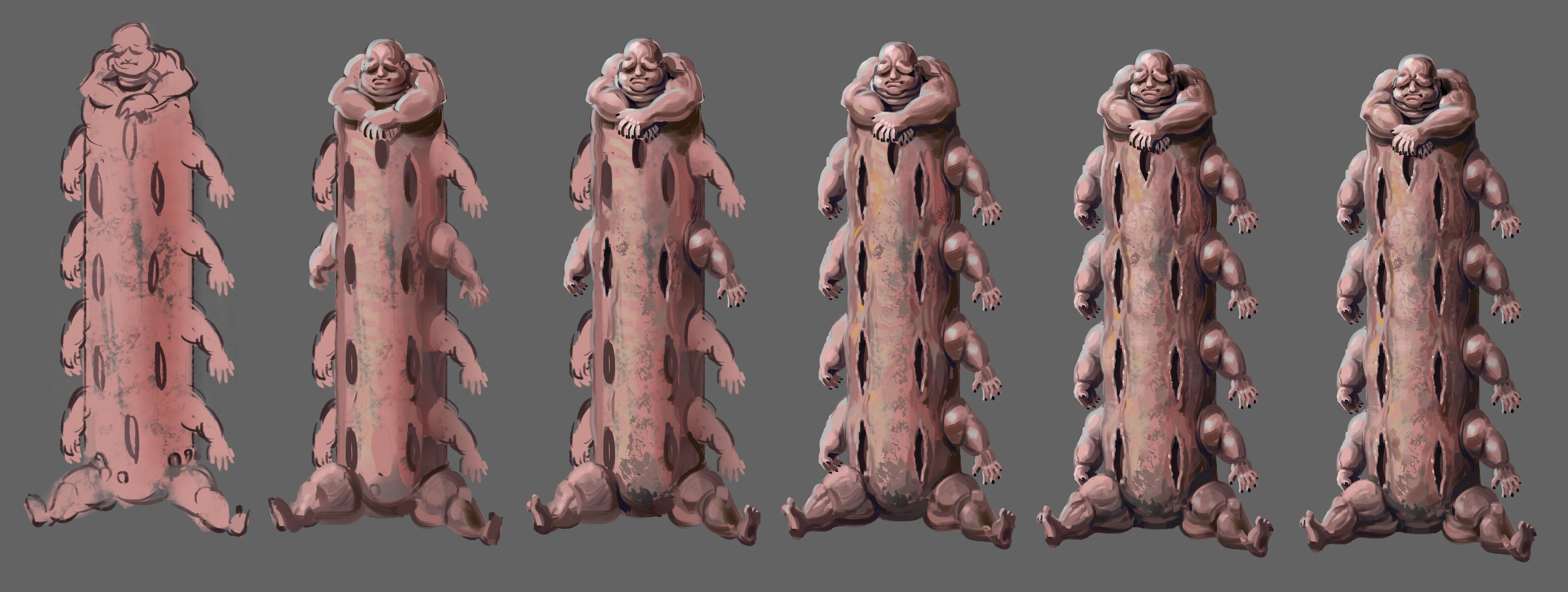 Regular Normal Men - some new body horror themed monsters - Abandoned ...