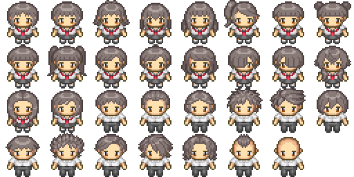 Pipoya Free Rpg Character Sprites 32x32 By Pipoya Character Sprites Images
