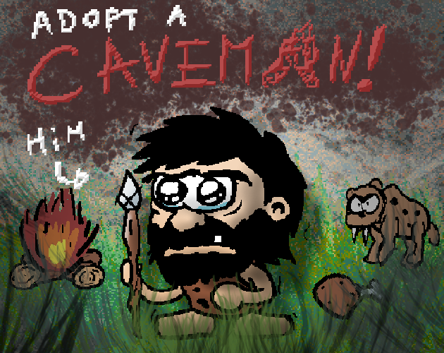 Cover image for Adopt a caveman!