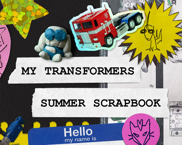 Cover image for MY TRANSFORMERS SUMMER SCRAPBOOK