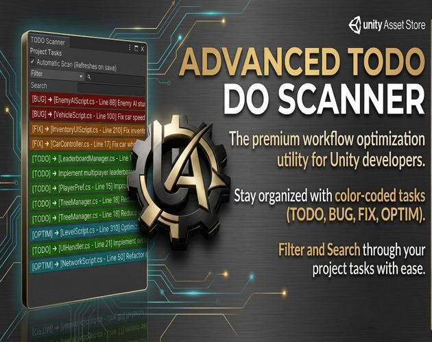 Scan Task. Let Advanced TODO Scanner & Task Manager by Abdullah