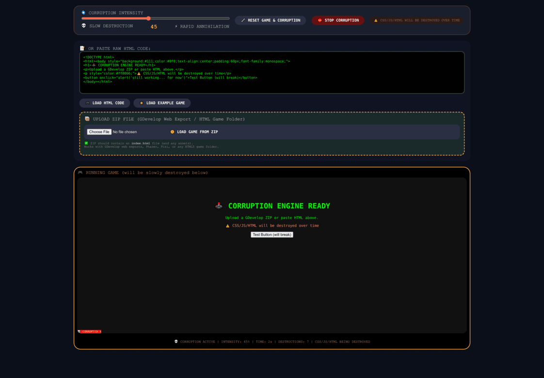 DPOS-html-game-app-corrupter