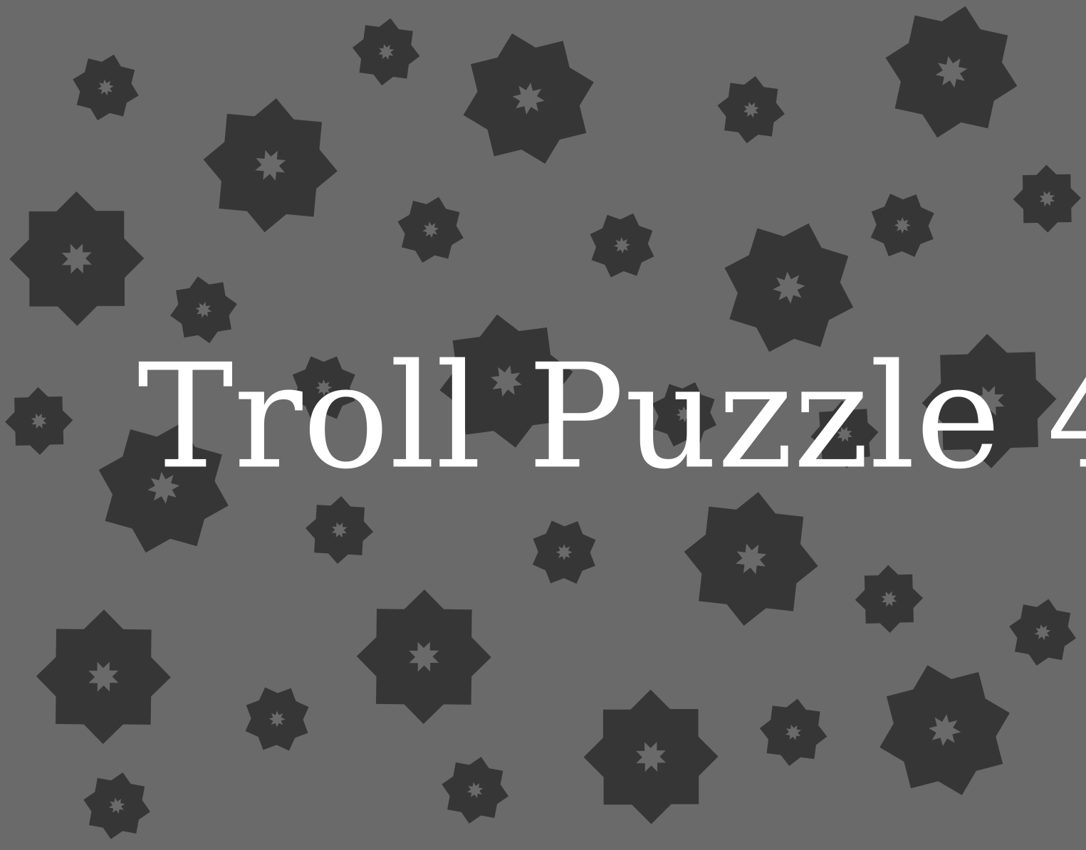 Cover image for Troll Puzzle 4