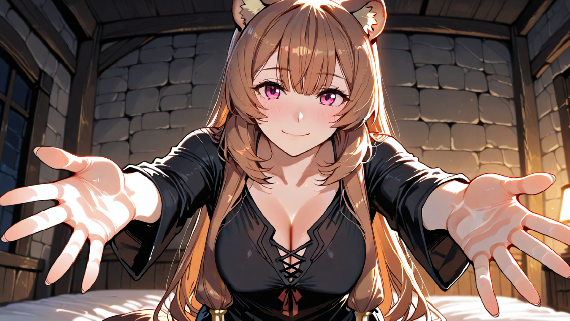 Cover art for Teaching Raphtalia v2.1, an adult visual novel by Shadow of Red