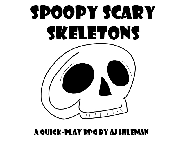 Spoopy Scary Skeletons by AJ Hileman