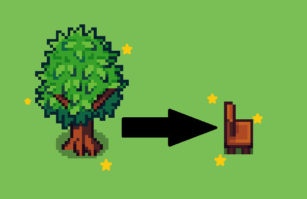 Tree to Chairs