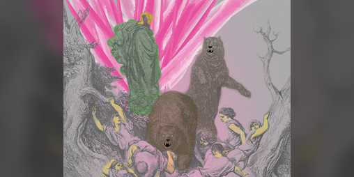Cover image for ELISHA and 2 She-Bears | Mörk Borg