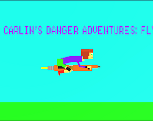 Laura Carlin's danger adventure's: flyingman game screenshot