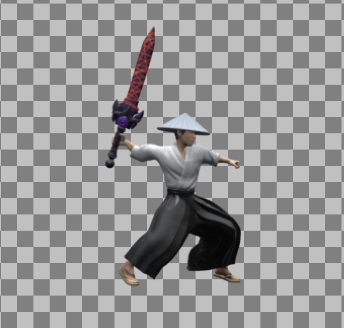 Simple Enemy Samurai 2D Realistic Pixel Art by GreatGamingLife