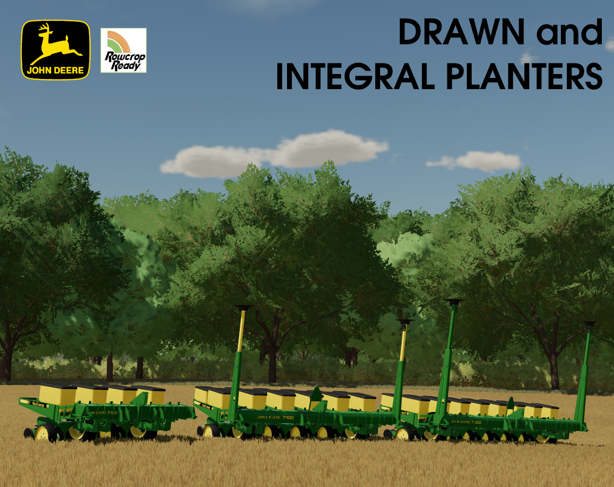 Cover image for John Deere 7100 and 7300 Planters - 30" RCR - FS22