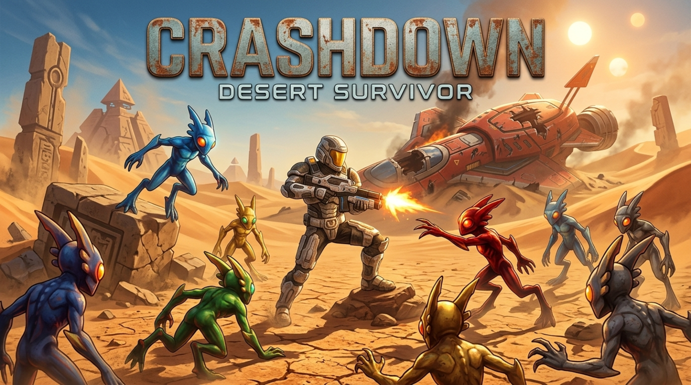 Cover image for Crashdown - Desert Survivor