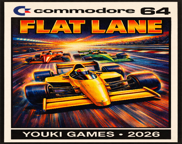 Cover image for FLAT-LANE C64