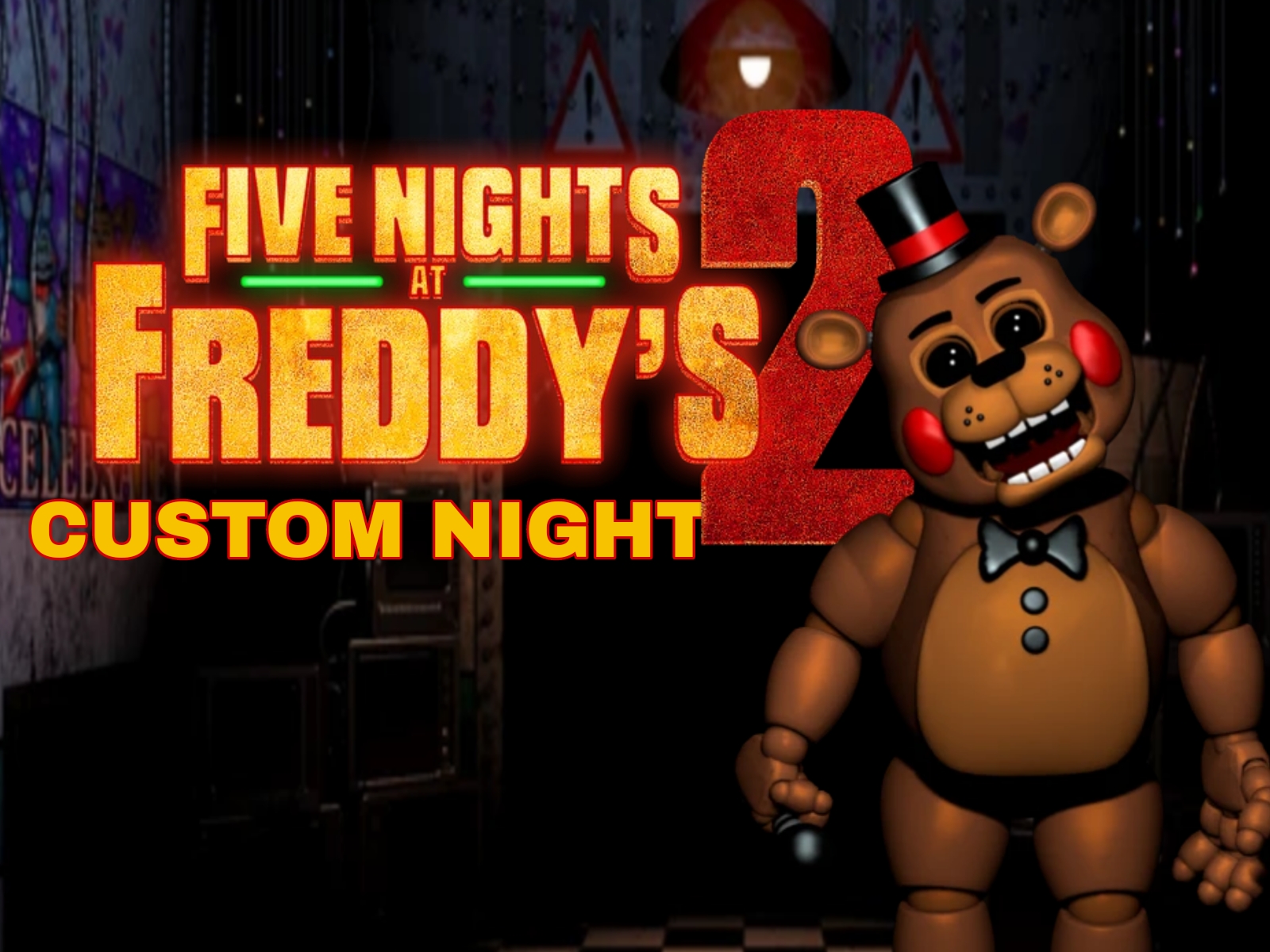 Five nights at Freddy's 2 custom night by Dinolover222