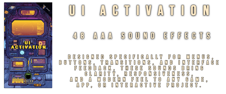 UI ACTIVATION Sfx pack