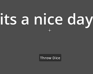 Dice Simulator game screenshot