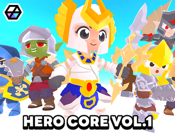 3D Characters - Hero Core Vol.1 by LAYERLAB