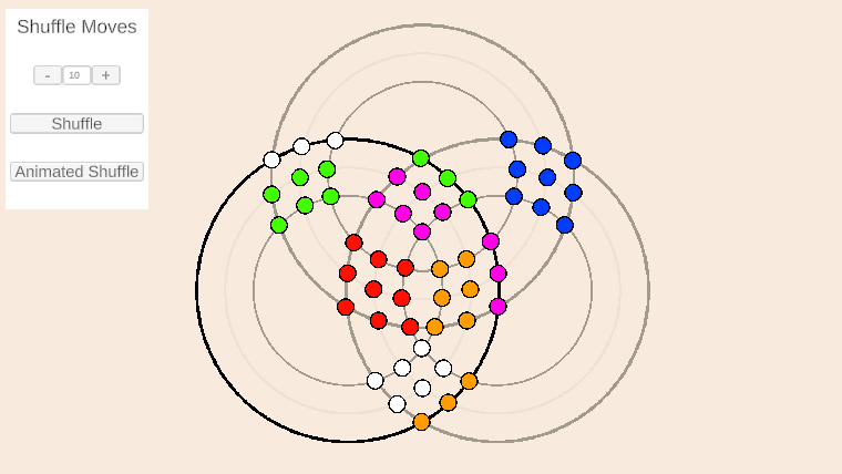 Cover image for 2D Rubik's Cube Game