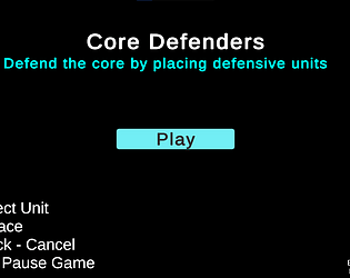 Core Defenders game screenshot