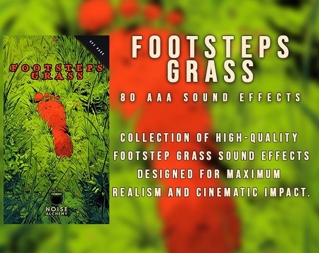 FOOTSTEPS GRASS Sfx pack by Dark Fantasy Studio