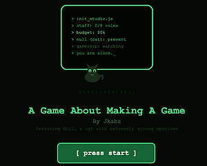 A Game About Making A Game cover