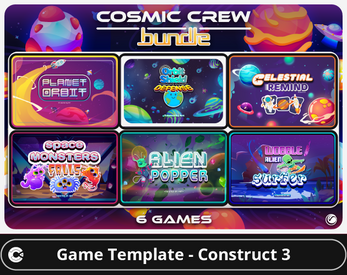 Cosmic Crew 6 Games Bundle by Twisted By Art
