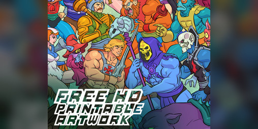 Cover image for Masters of the Universe FREE HD printable artwork