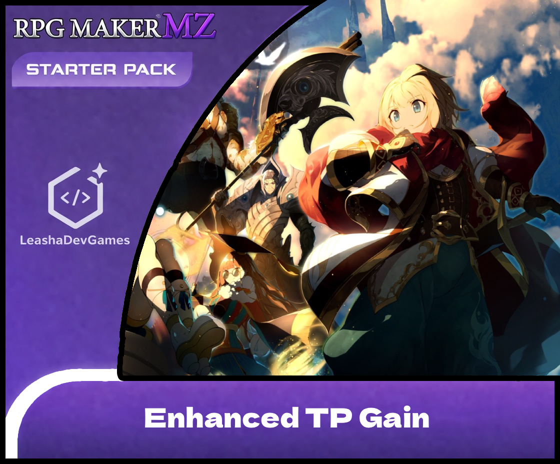 Cover image for Enhanced TP Gain for RPG Maker MV/MZ