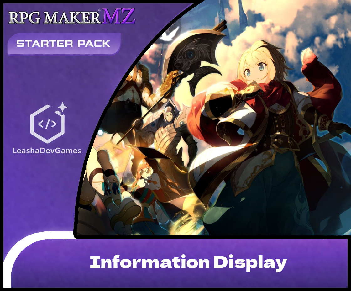 Cover image for Information Display For RPG Maker MV/MZ
