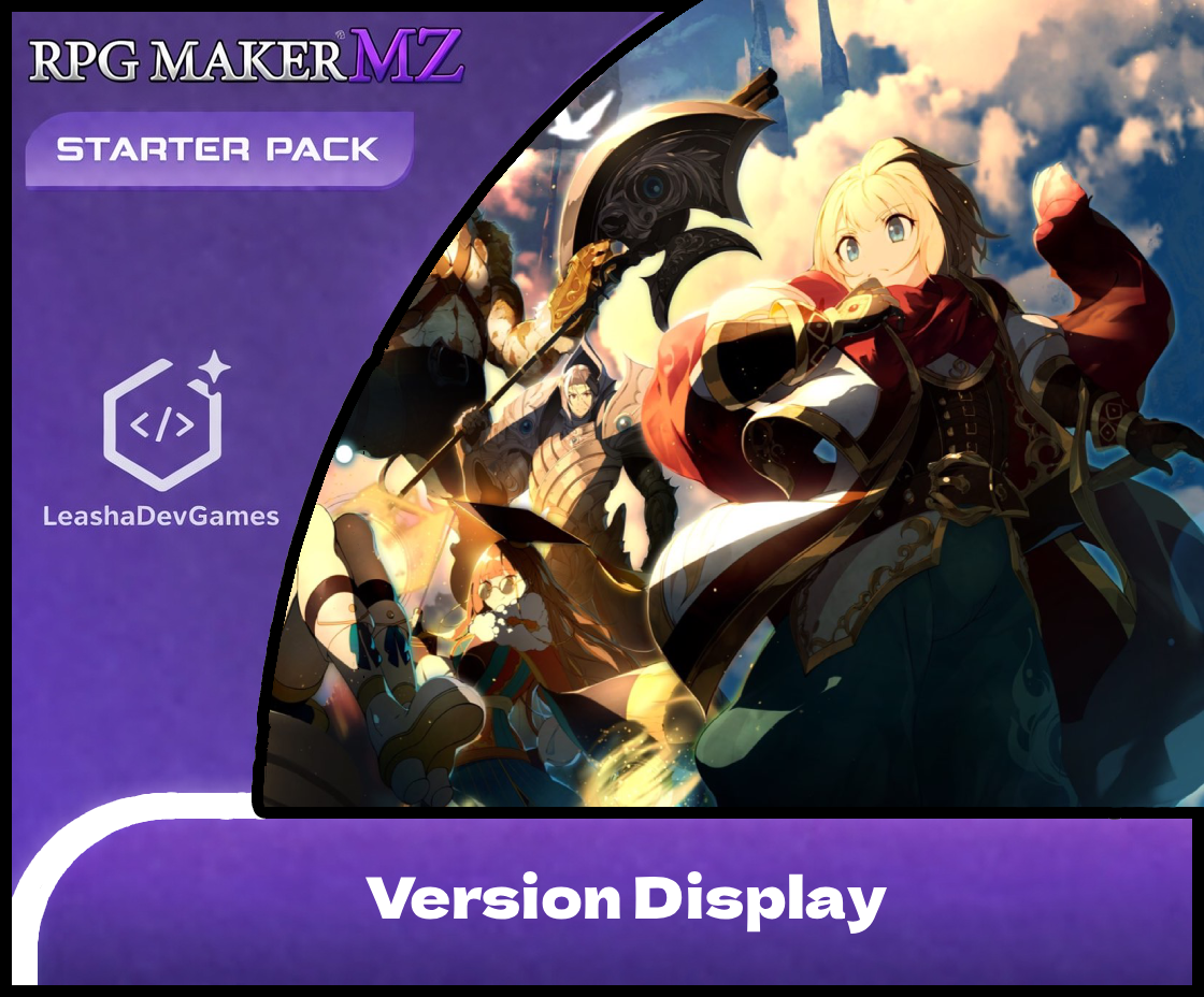 Cover image for Version Display For RPG Maker MV/MZ