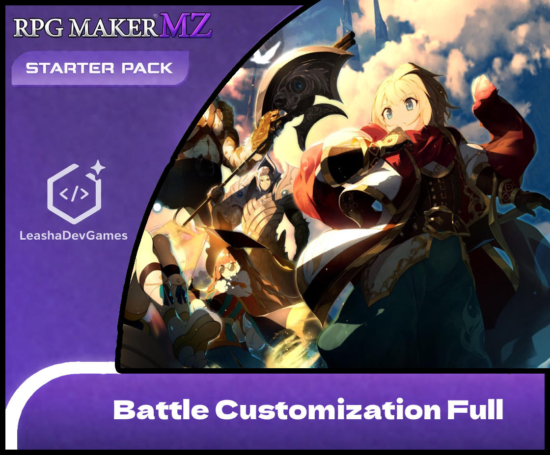 Cover image for Battle Customization Full for RPG Maker MZ