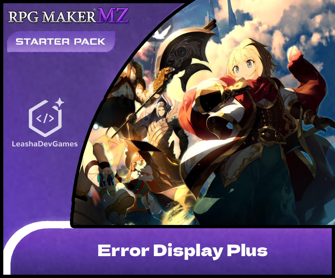 Cover image for Error Display Plus for RPG Maker MZ