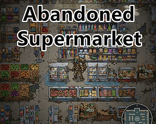Post-Apocalyptic Abandoned Supermarket Tileset cover art