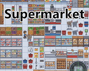 Supermarket Tileset Pixel Art cover art