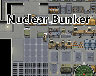 Nuclear Bunker Interior Pixel Art Tileset cover art