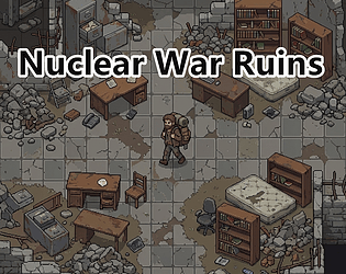 Nuclear War Ruins Tileset - Pixel Art Wasteland Game Assets cover art