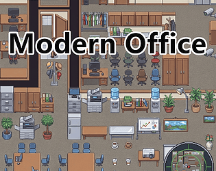 Modern Office Interior Tileset cover art