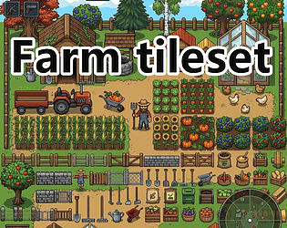 Farm Tileset - Pixel Art Farming Game Assets cover art