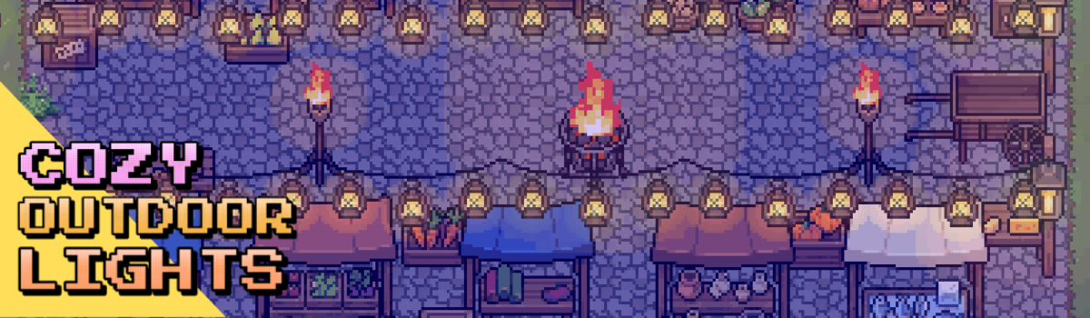 Cozy Outdoor Lights – Pixel Game Assets